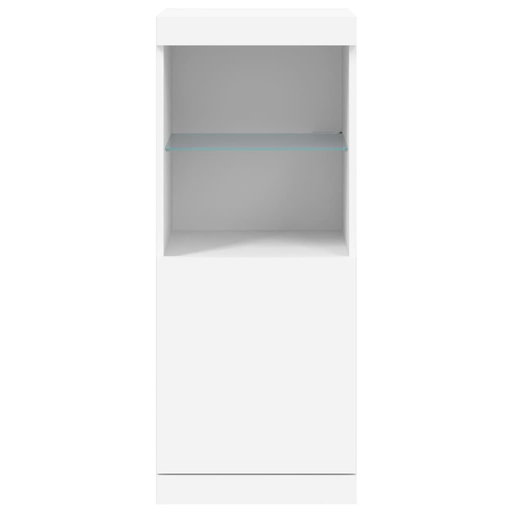 vidaXL Szafka z oświetleniem LED, biała, 41x37x100 cm
