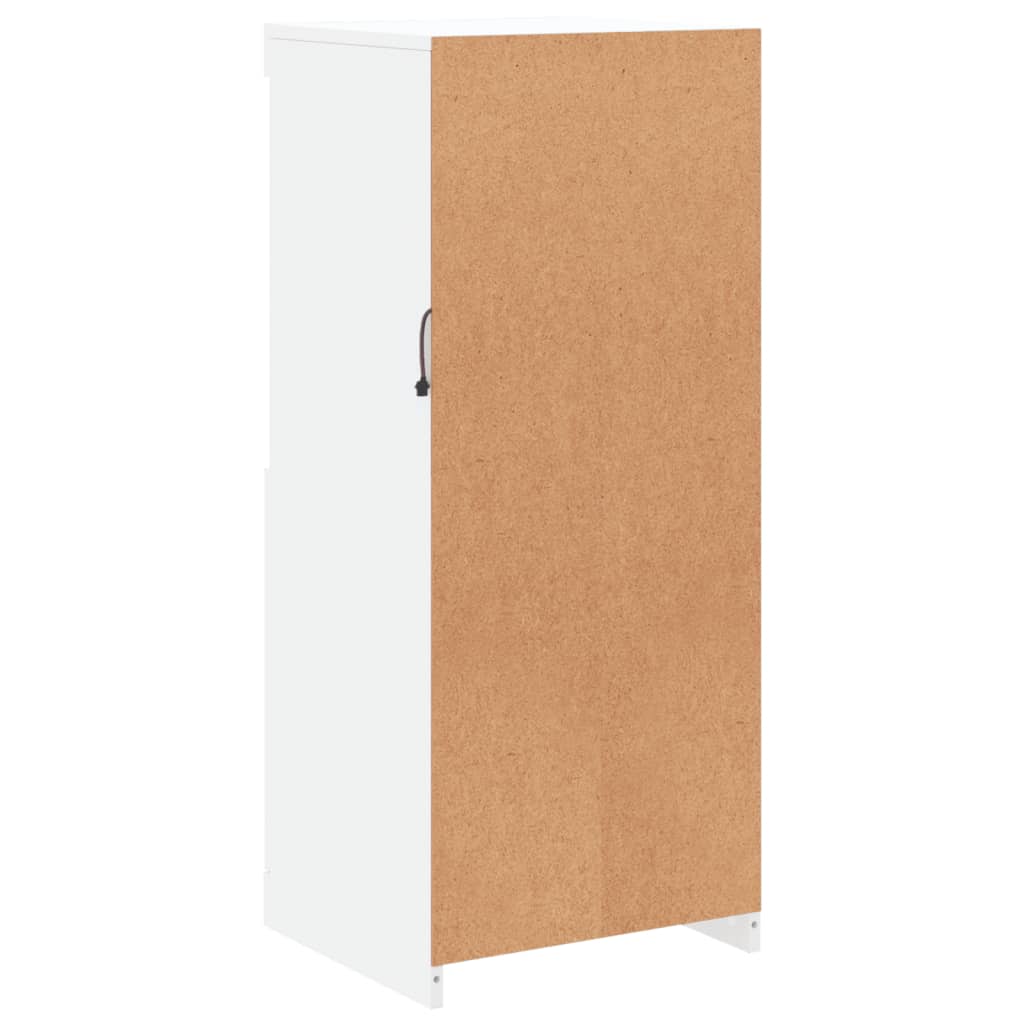 vidaXL Szafka z oświetleniem LED, biała, 41x37x100 cm