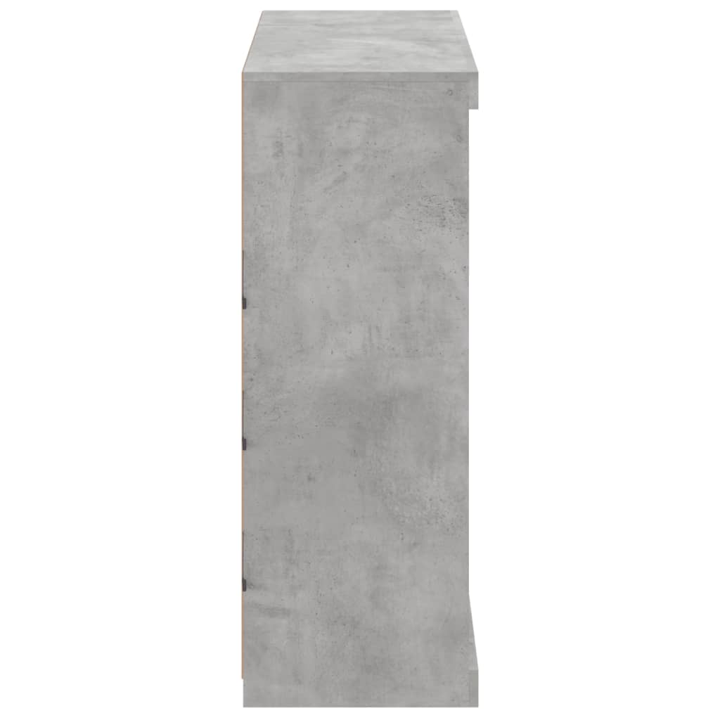 vidaXL Szafka z oświetleniem LED, szarość betonu, 81x37x100 cm