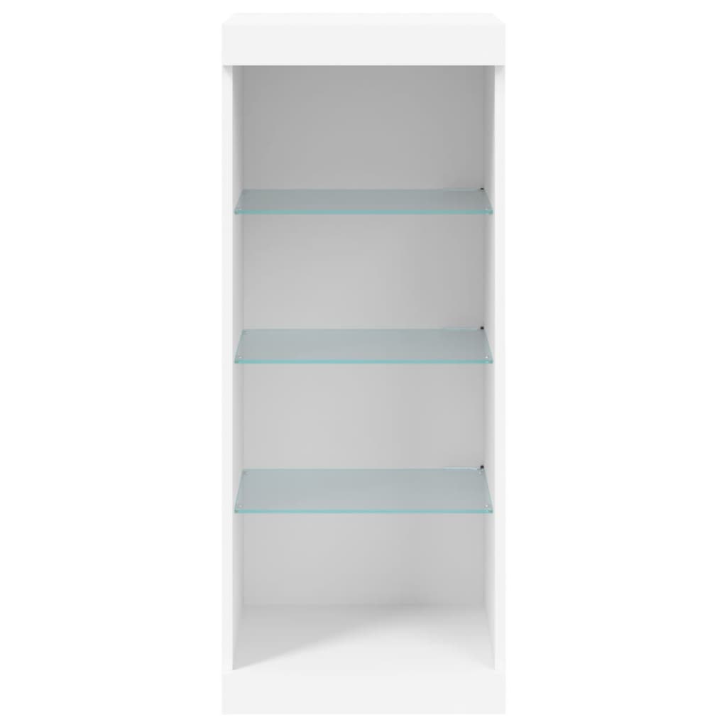 vidaXL Szafka z oświetleniem LED, biała, 41x37x100 cm