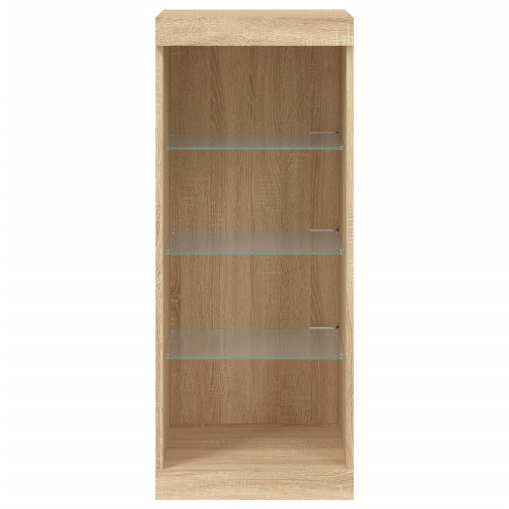 vidaXL Szafka z oświetleniem LED, dąb sonoma, 41x37x100 cm