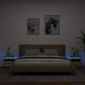 vidaXL Szafki nocne z LED, 2 szt., dąb sonoma, 40x39x48,5 cm