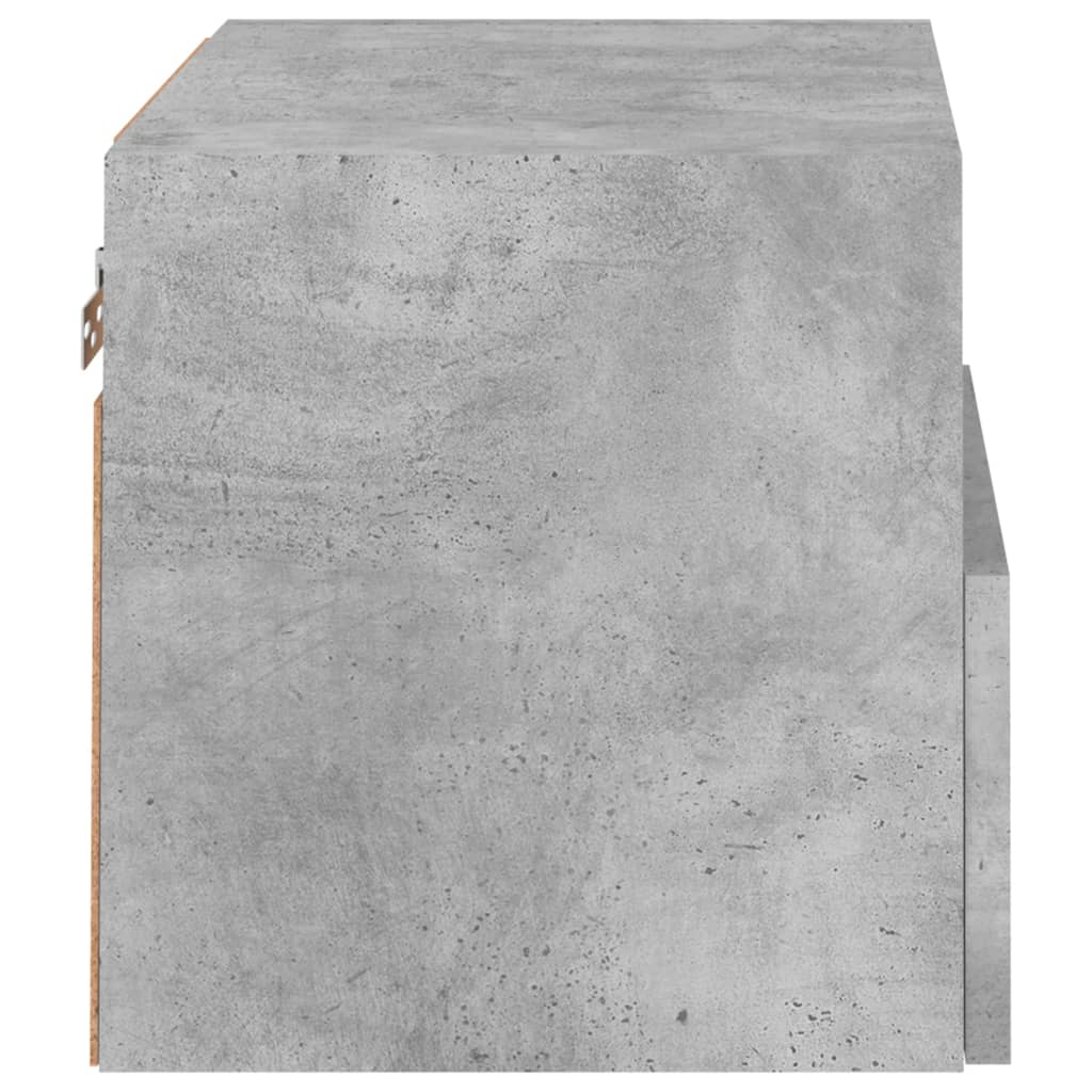 vidaXL Ścienne szafki TV, 2 szt., szarość betonu, 40x30x30 cm