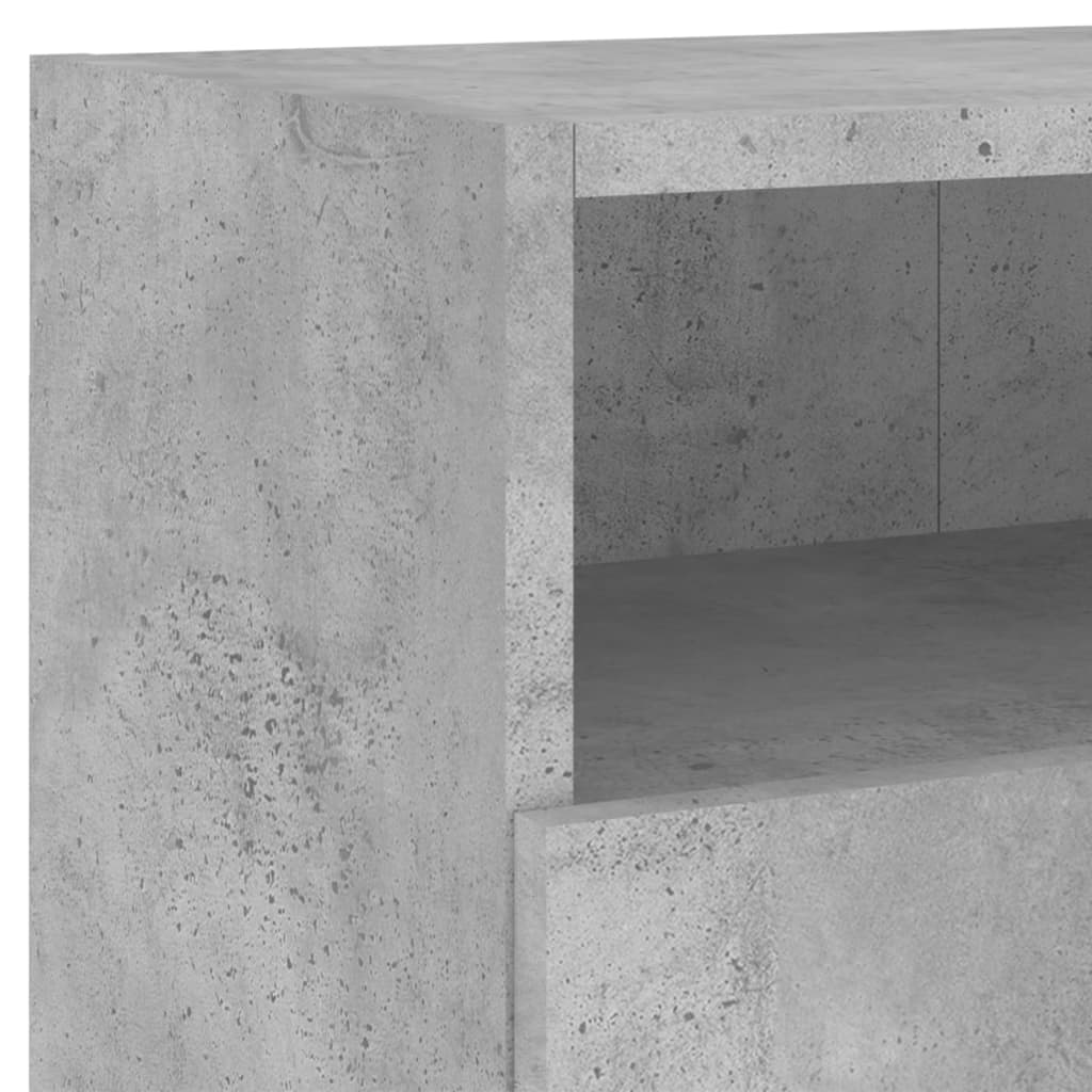 vidaXL Ścienna szafka TV, szarość betonu, 80x30x30 cm