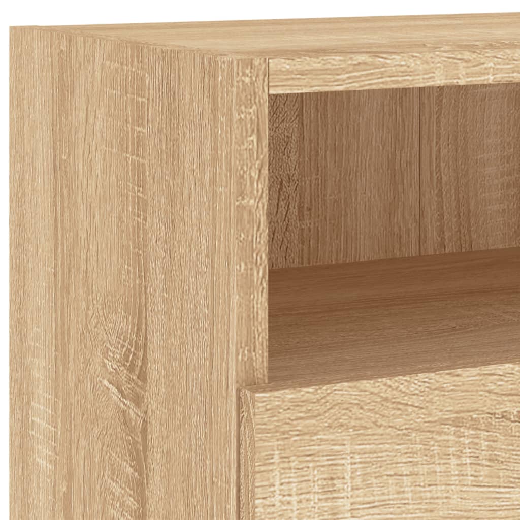 vidaXL Ścienna szafka TV, dąb sonoma, 100x30x30 cm