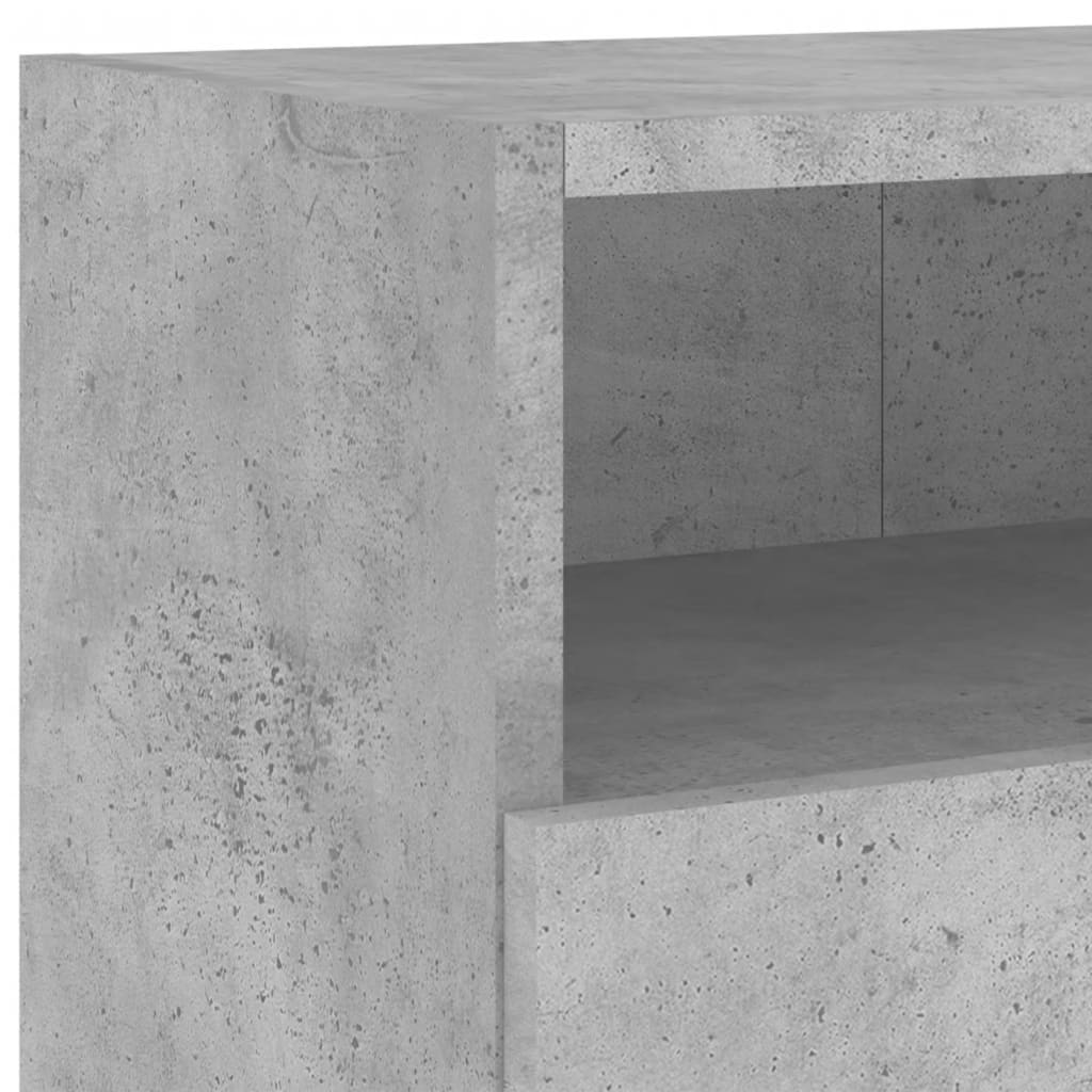 vidaXL Ścienna szafka TV, szarość betonu, 100x30x30 cm