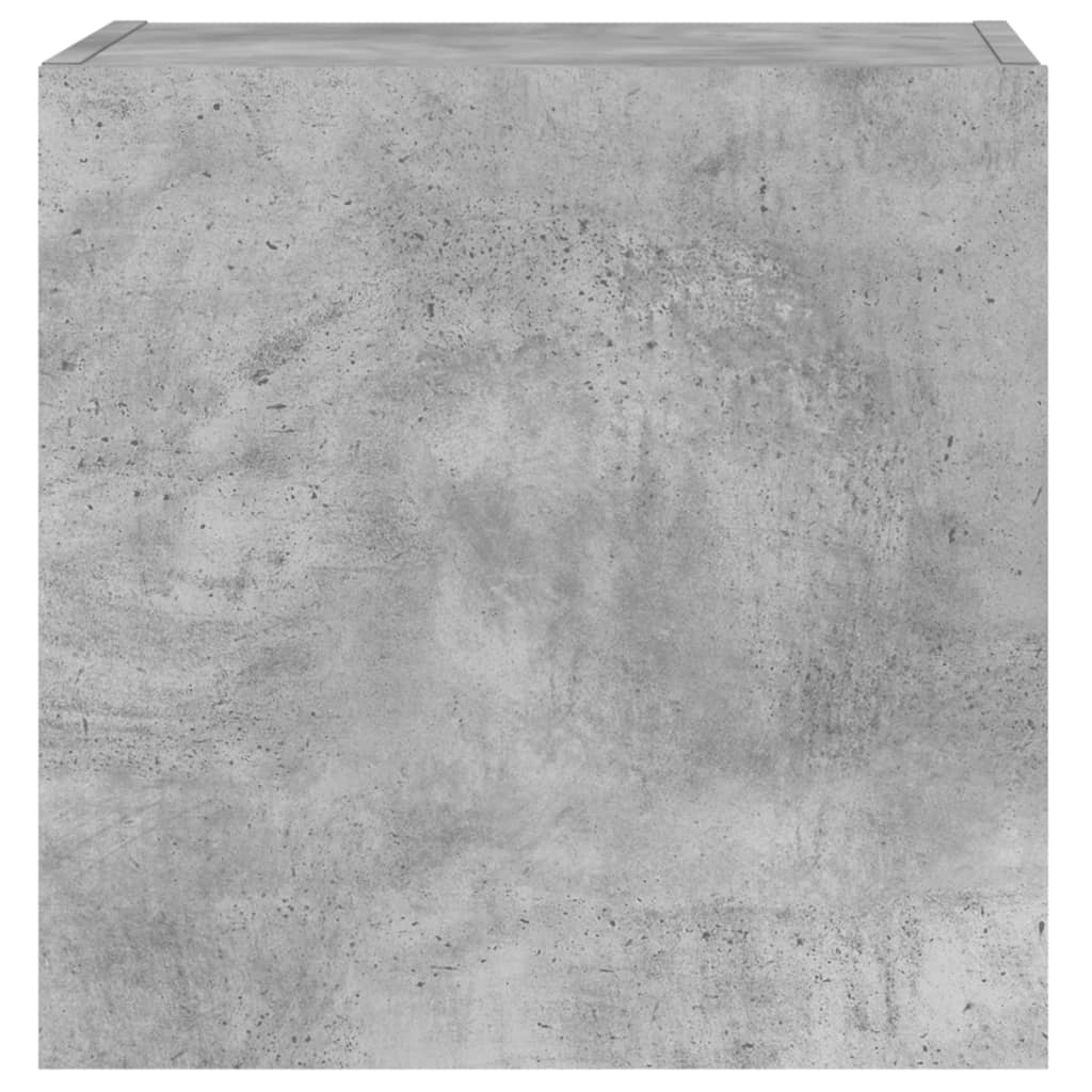 vidaXL Ścienne szafki TV, 2 szt., szarość betonu, 40,5x30x40 cm