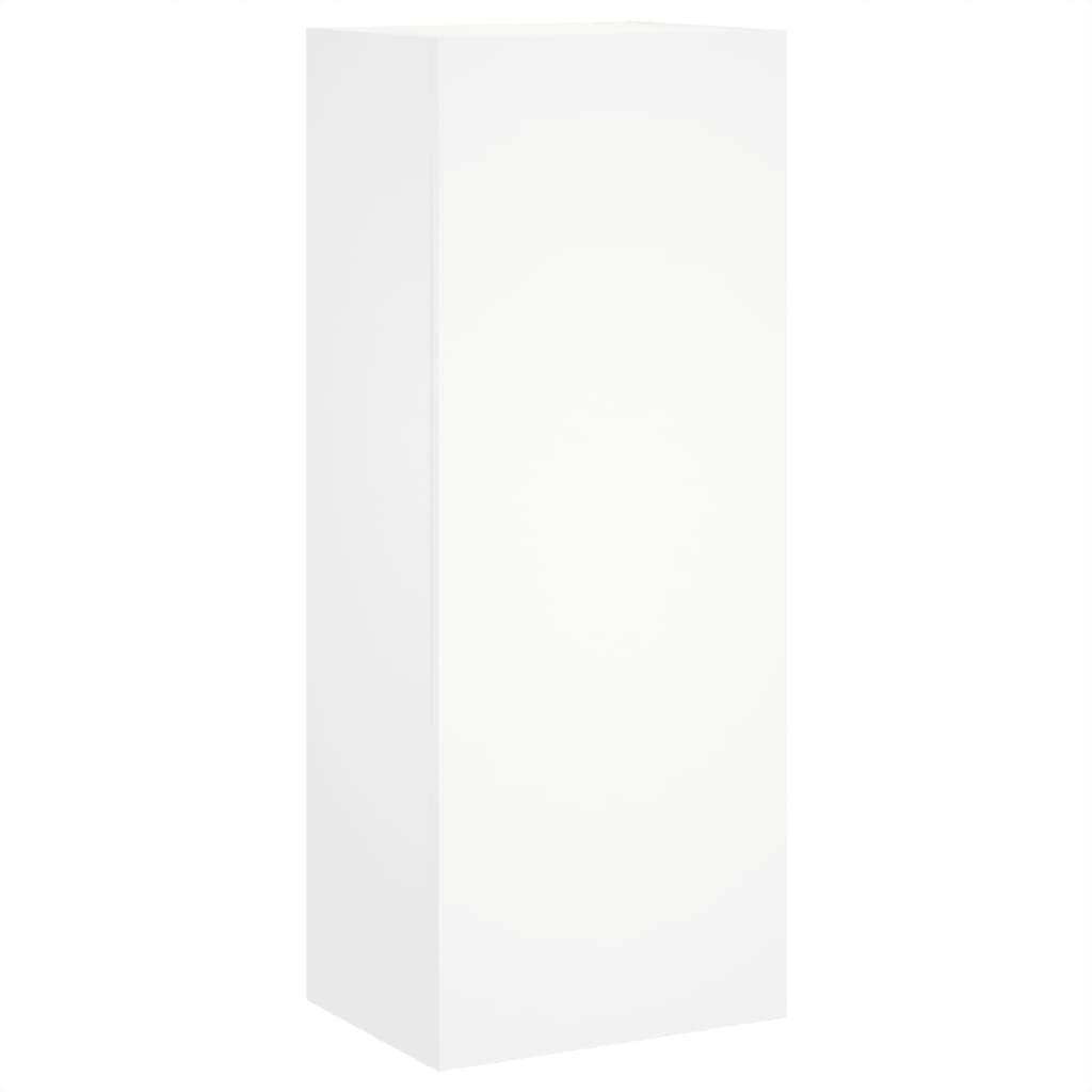 vidaXL Ścienna szafka TV, biała, 40,5x30x102 cm