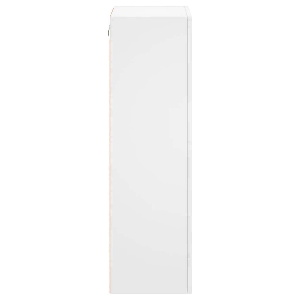 vidaXL Ścienna szafka TV, biała, 40,5x30x102 cm