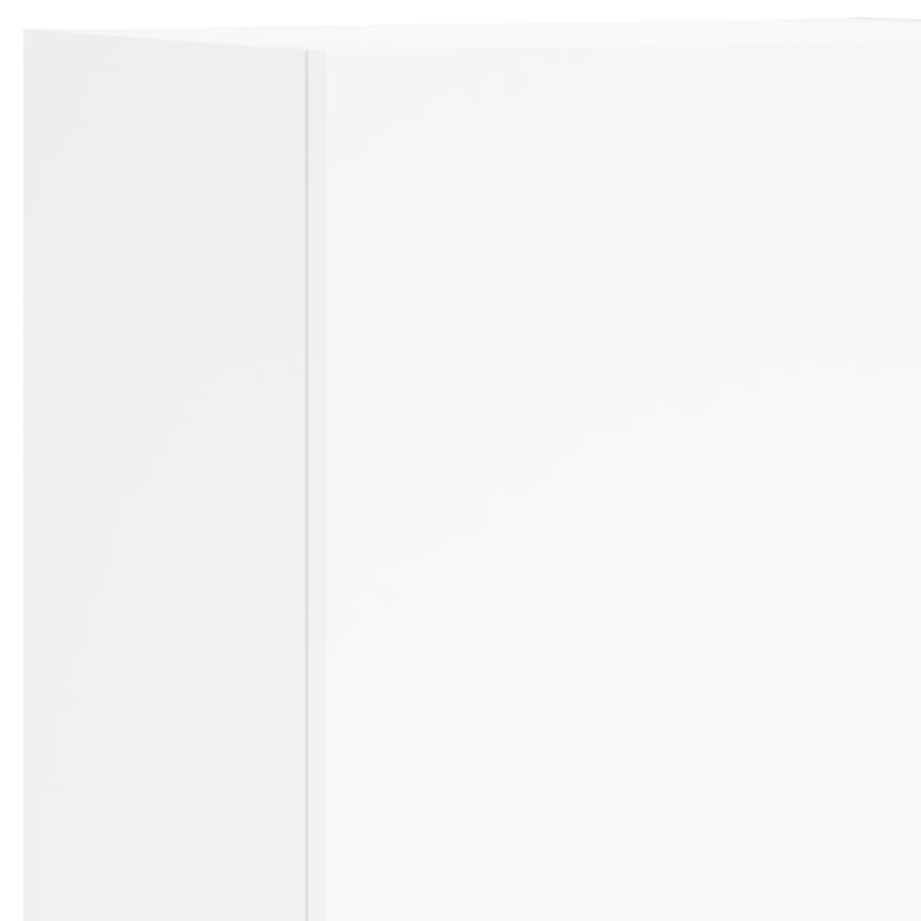 vidaXL Ścienna szafka TV, biała, 40,5x30x102 cm
