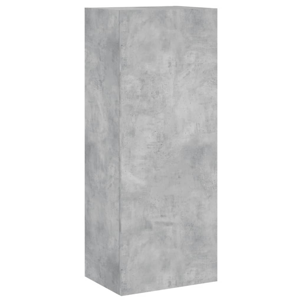 vidaXL Ścienna szafka TV, szarość betonu, 40,5x30x102 cm