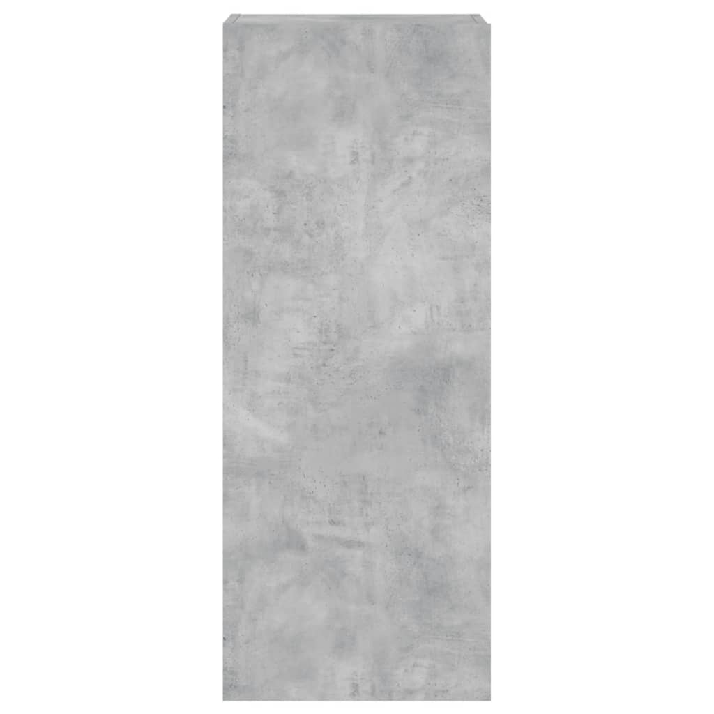 vidaXL Ścienna szafka TV, szarość betonu, 40,5x30x102 cm
