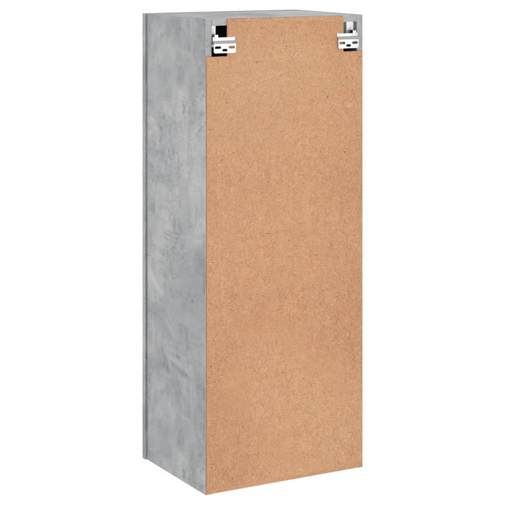 vidaXL Ścienna szafka TV, szarość betonu, 40,5x30x102 cm