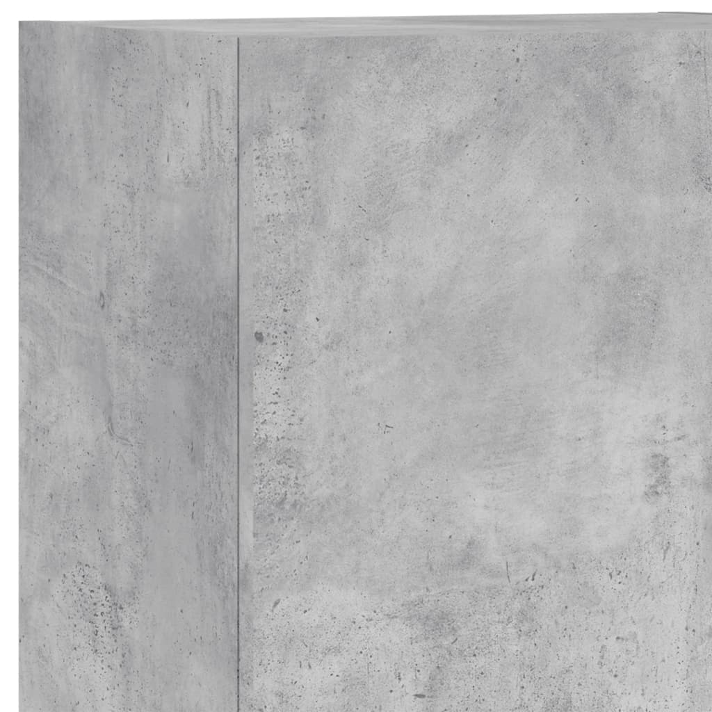 vidaXL Ścienna szafka TV, szarość betonu, 40,5x30x102 cm