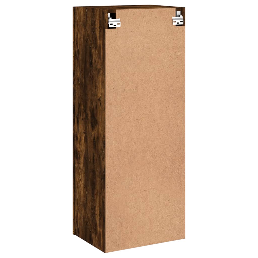 vidaXL Ścienna szafka TV, przydymiony dąb, 40,5x30x102 cm