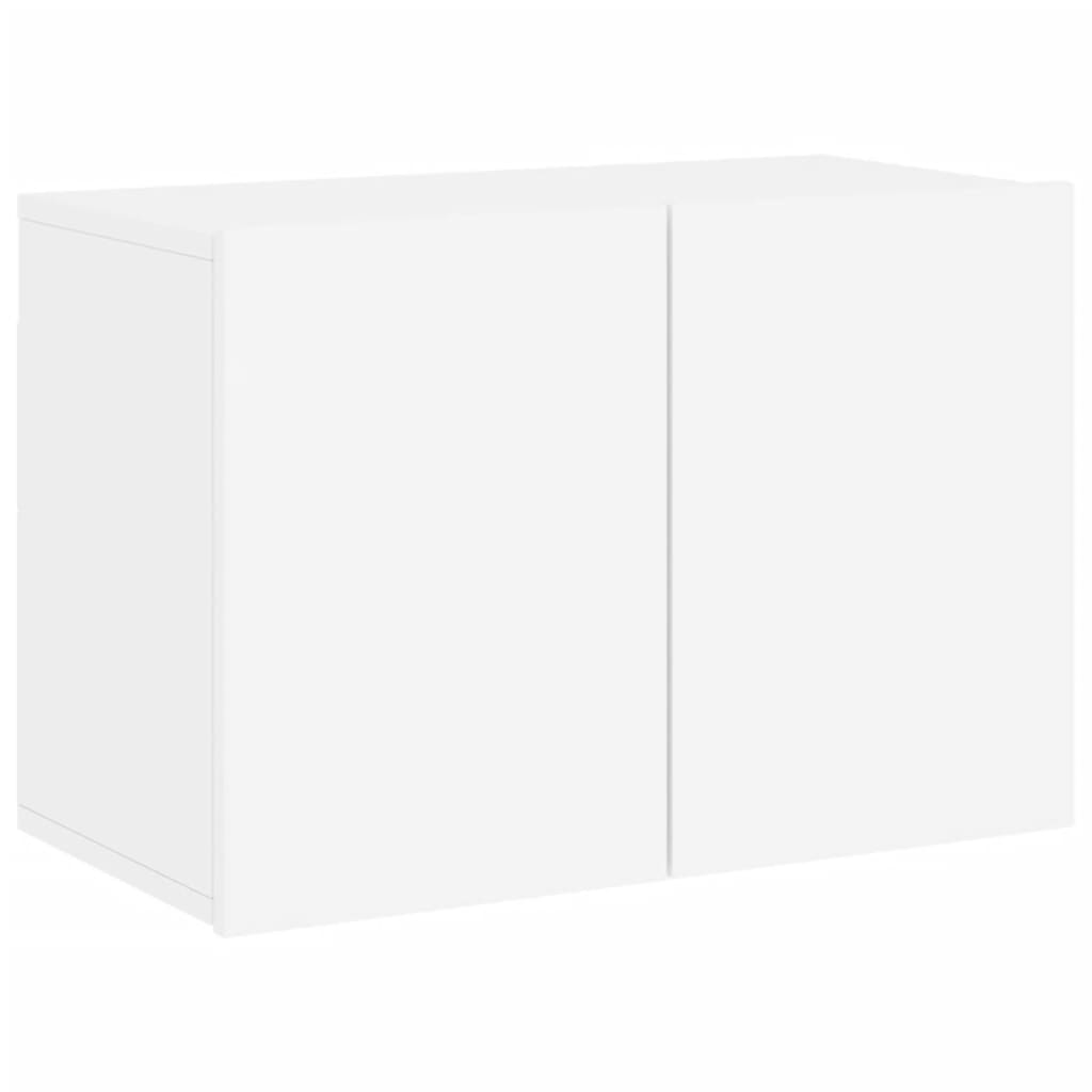 vidaXL Ścienna szafka TV, biała, 60x30x41 cm