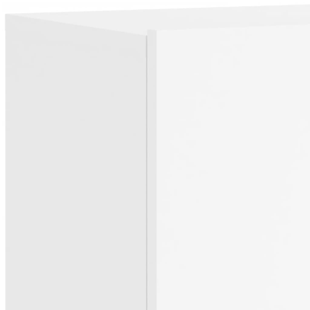 vidaXL Ścienna szafka TV, biała, 80x30x41 cm