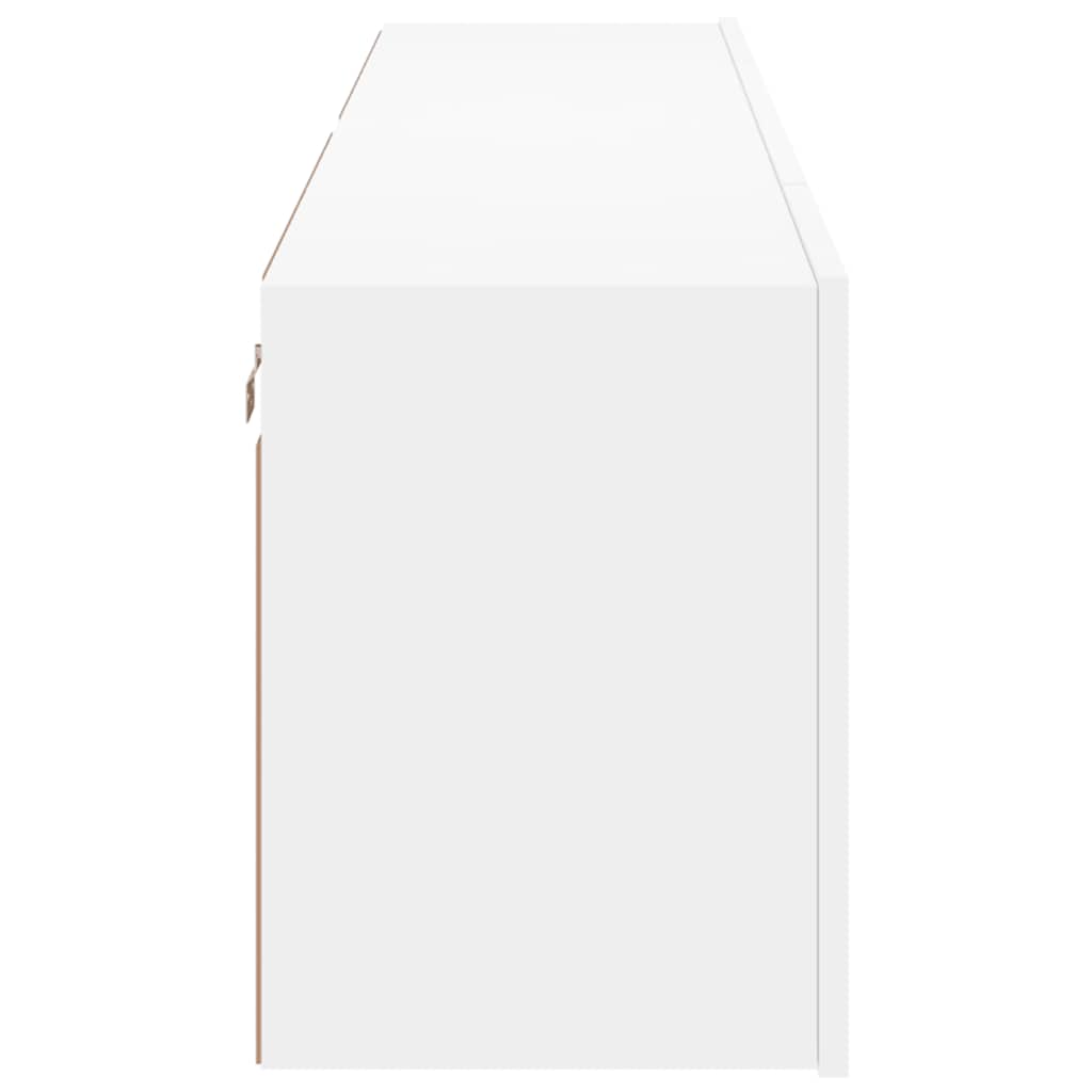 vidaXL Ścienne szafki TV, 2 szt., białe, 80x30x41 cm