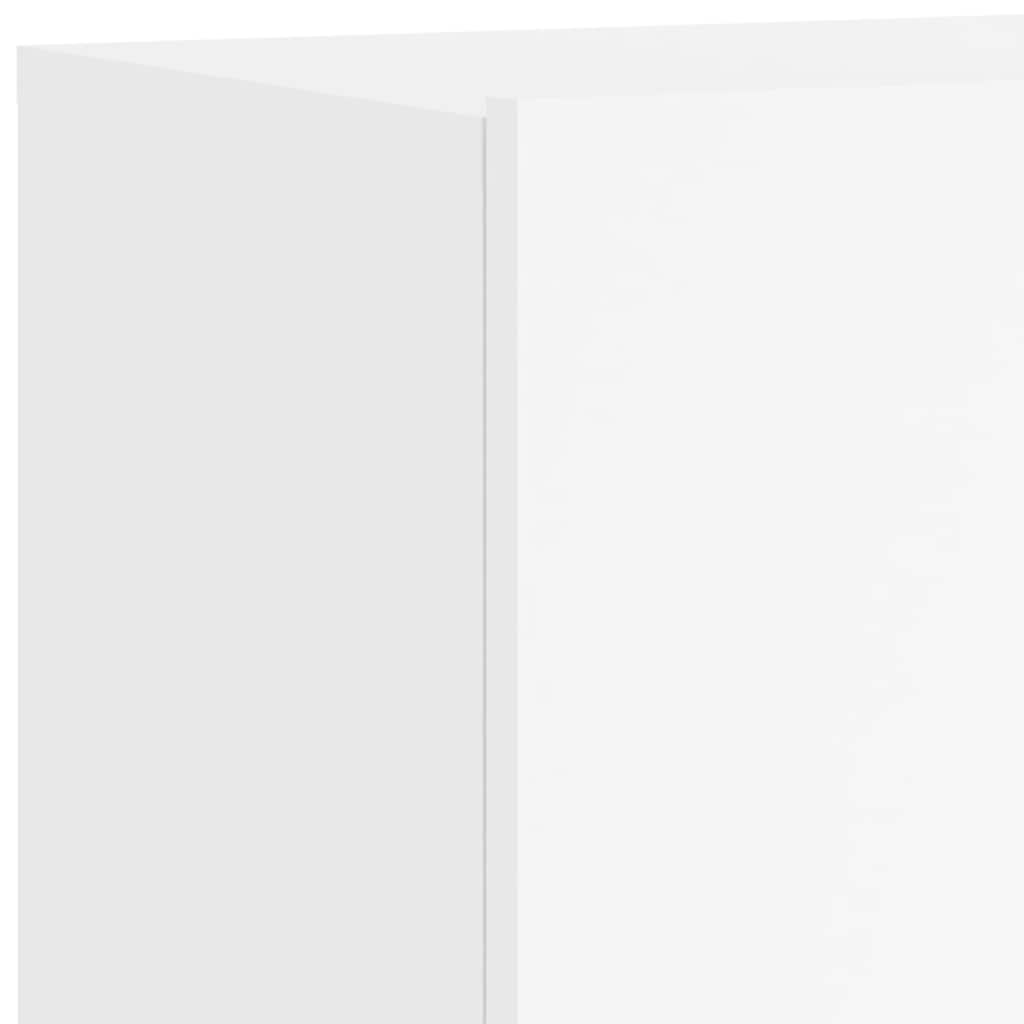 vidaXL Ścienne szafki TV, 2 szt., białe, 80x30x41 cm