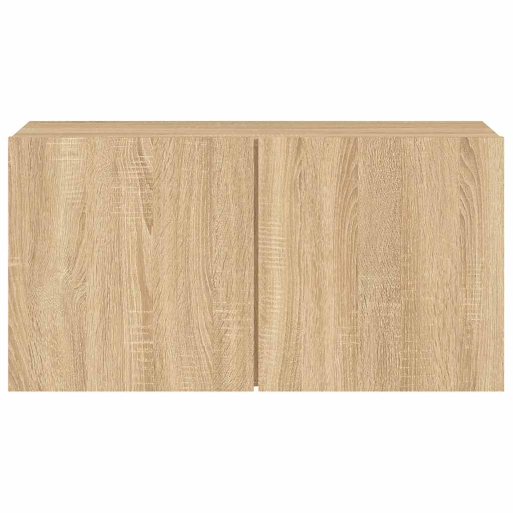 vidaXL Ścienna szafka TV, dąb sonoma, 80x30x41 cm
