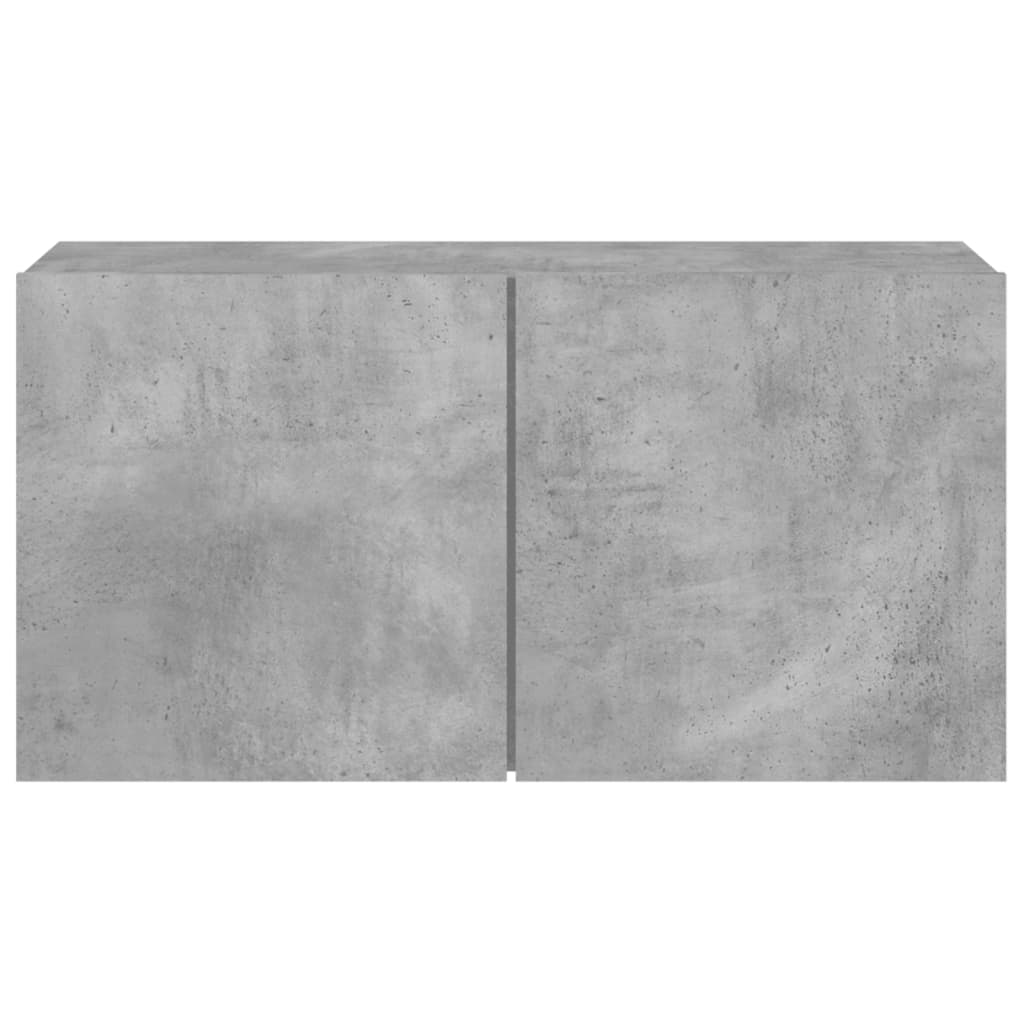vidaXL Ścienna szafka TV, szarość betonu, 80x30x41 cm