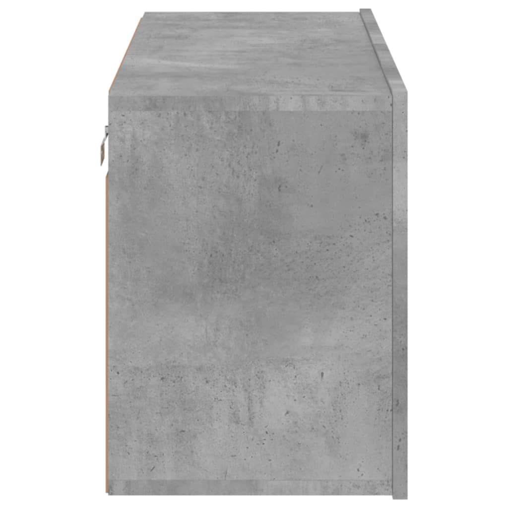 vidaXL Ścienna szafka TV, szarość betonu, 80x30x41 cm