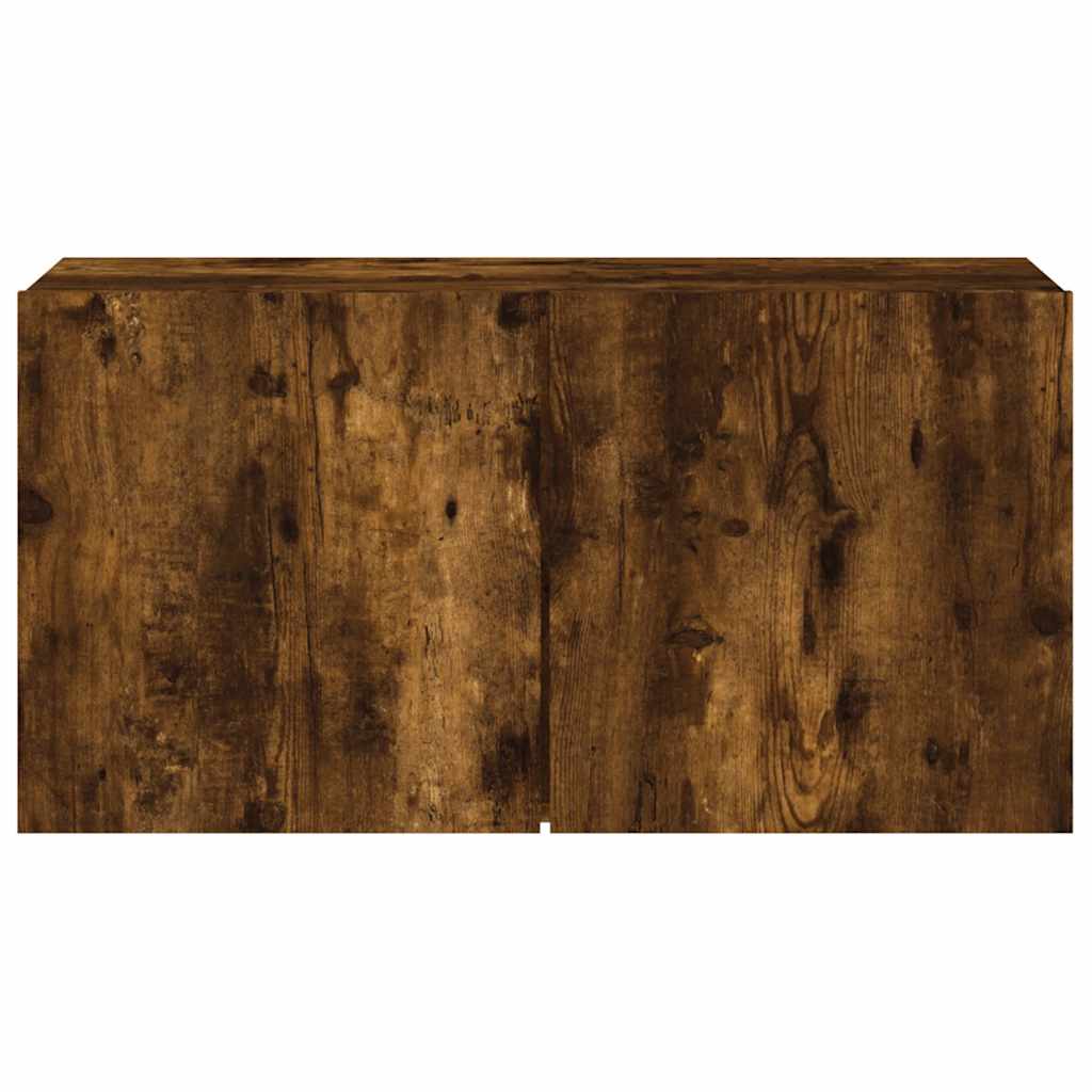 vidaXL Ścienna szafka TV, przydymiony dąb, 80x30x41 cm