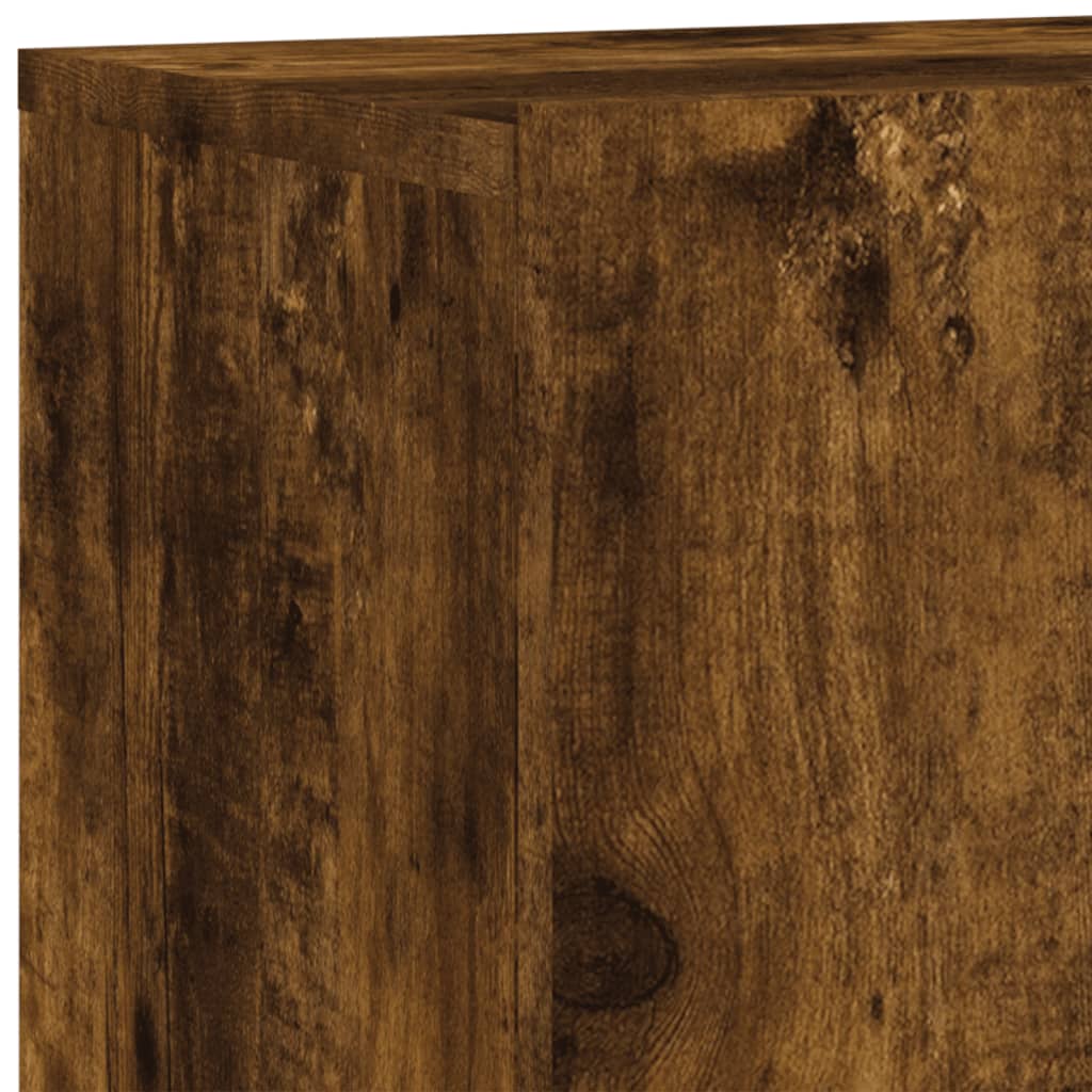 vidaXL Ścienne szafki TV, 2 szt., przydymiony dąb, 80x30x41 cm