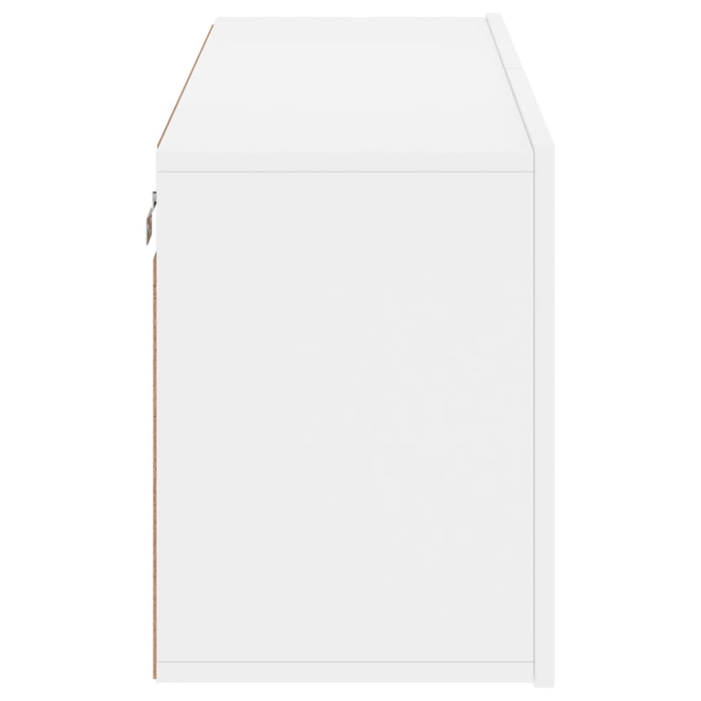 vidaXL Szafka pod telewizor, ścienna, biała, 100x30x41 cm
