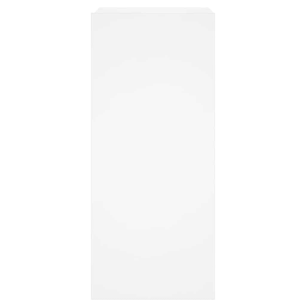 vidaXL Ścienna szafka TV z LED, biała, 30,5x35x70 cm