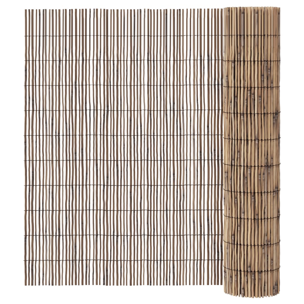 vidaXL Mata ogrodzeniowa, 400x100 cm, trzcina