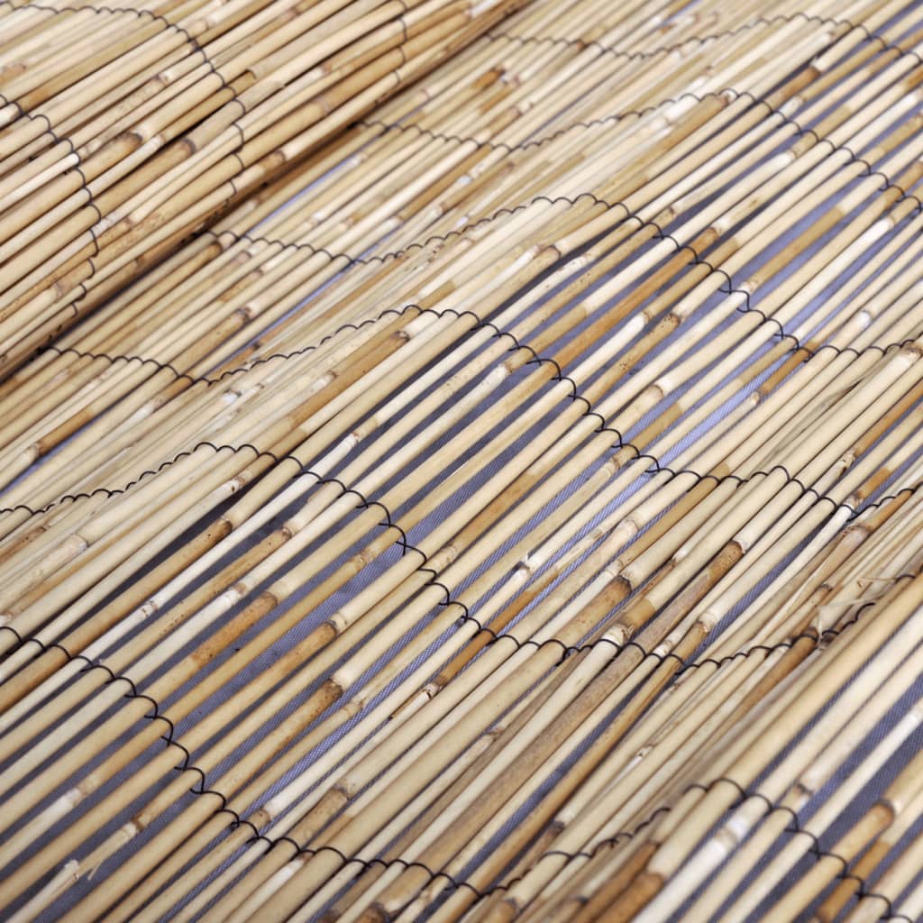 vidaXL Mata ogrodzeniowa, 400x100 cm, trzcina