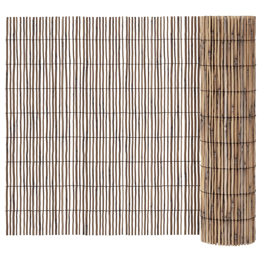 vidaXL Mata ogrodzeniowa, 600x80 cm, trzcina