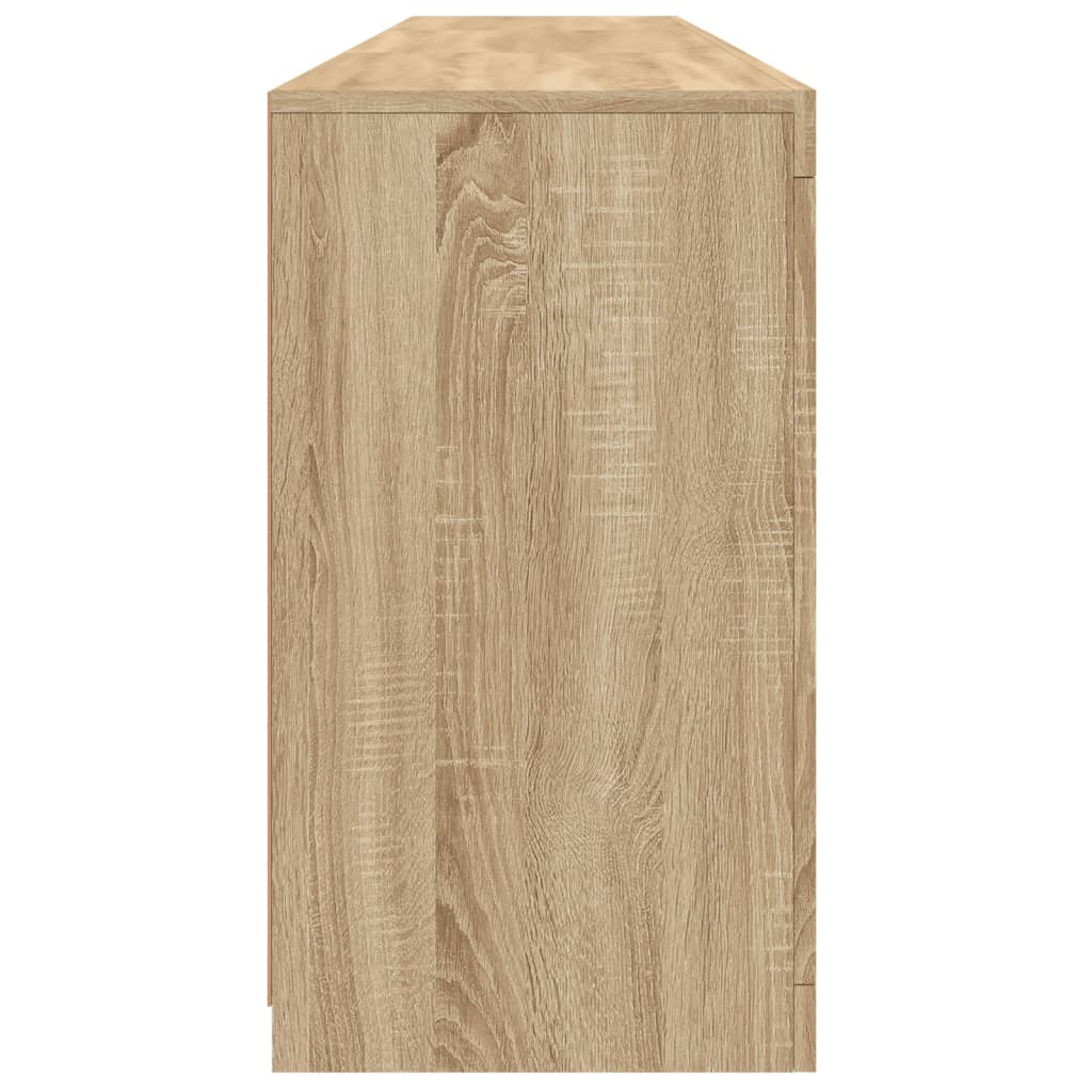 vidaXL Szafka z oświetleniem LED, dąb sonoma, 181,5x37x67 cm