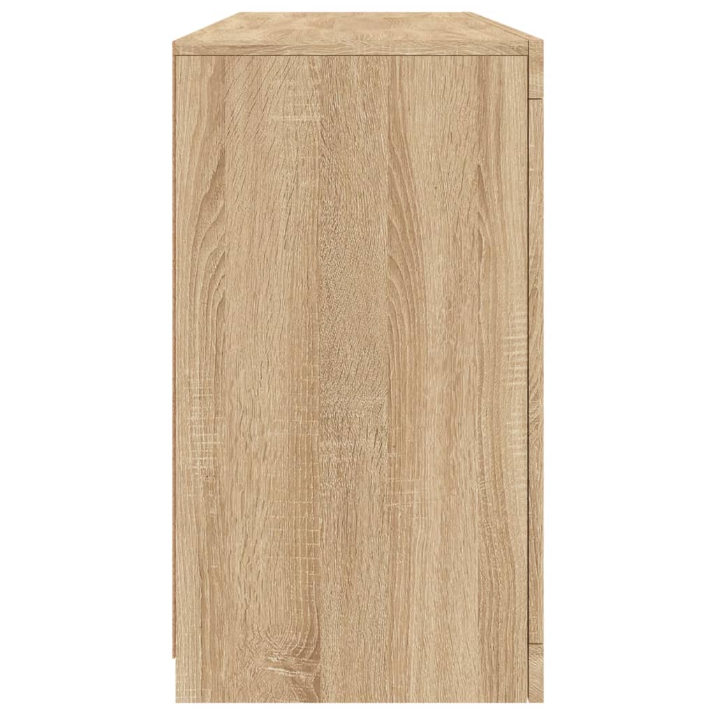 vidaXL Szafka z oświetleniem LED, dąb sonoma, 142,5x37x67 cm