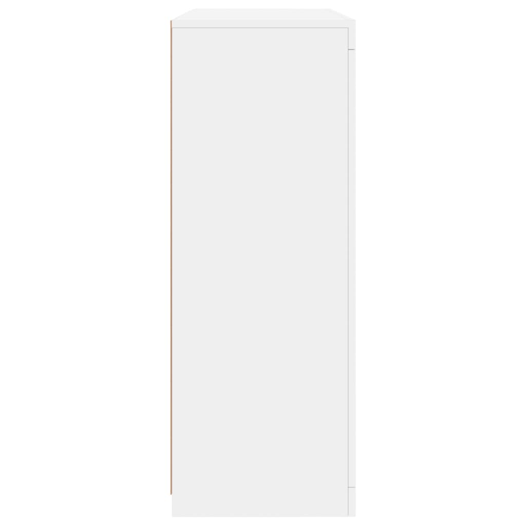 vidaXL Szafki z oświetleniem LED, 3 szt., białe