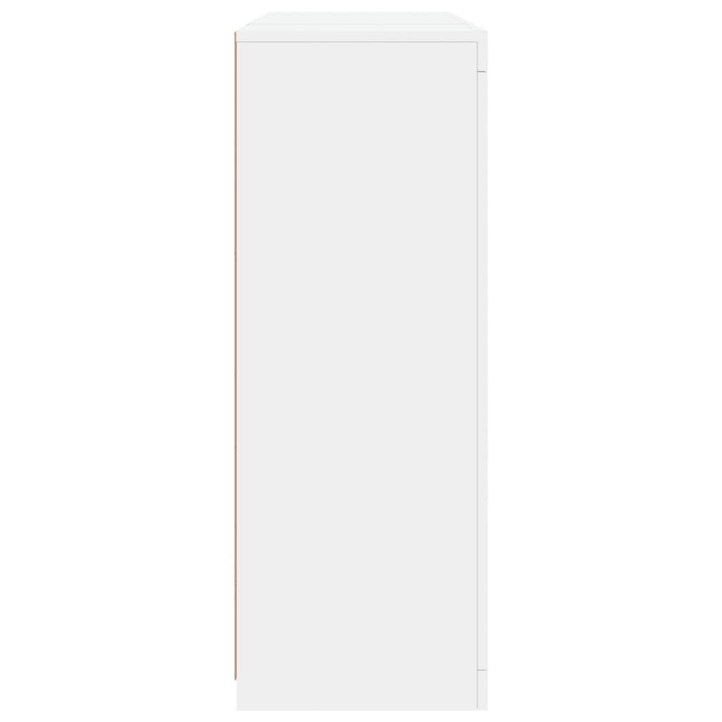 vidaXL Szafki z oświetleniem LED, 3 szt., białe