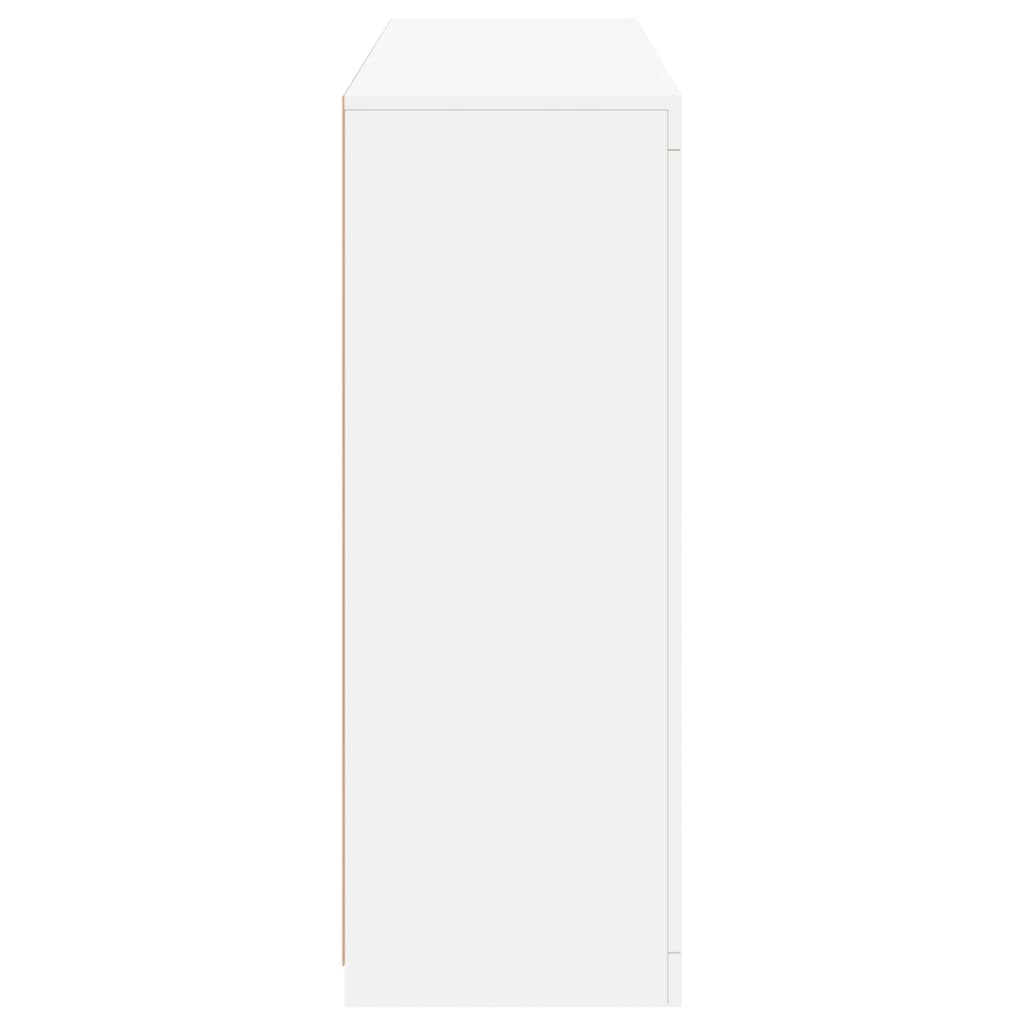 vidaXL Szafki z oświetleniem LED, 3 szt., białe