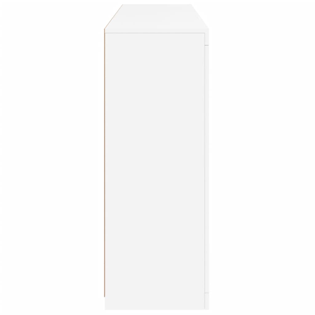 vidaXL Szafki z oświetleniem LED, 3 szt., białe