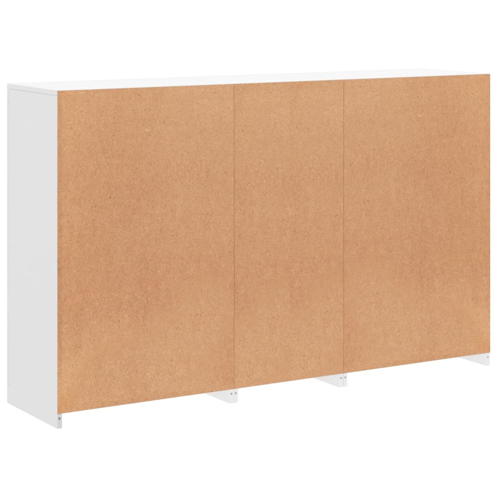 vidaXL Szafka z oświetleniem LED, biała, 162x37x100 cm