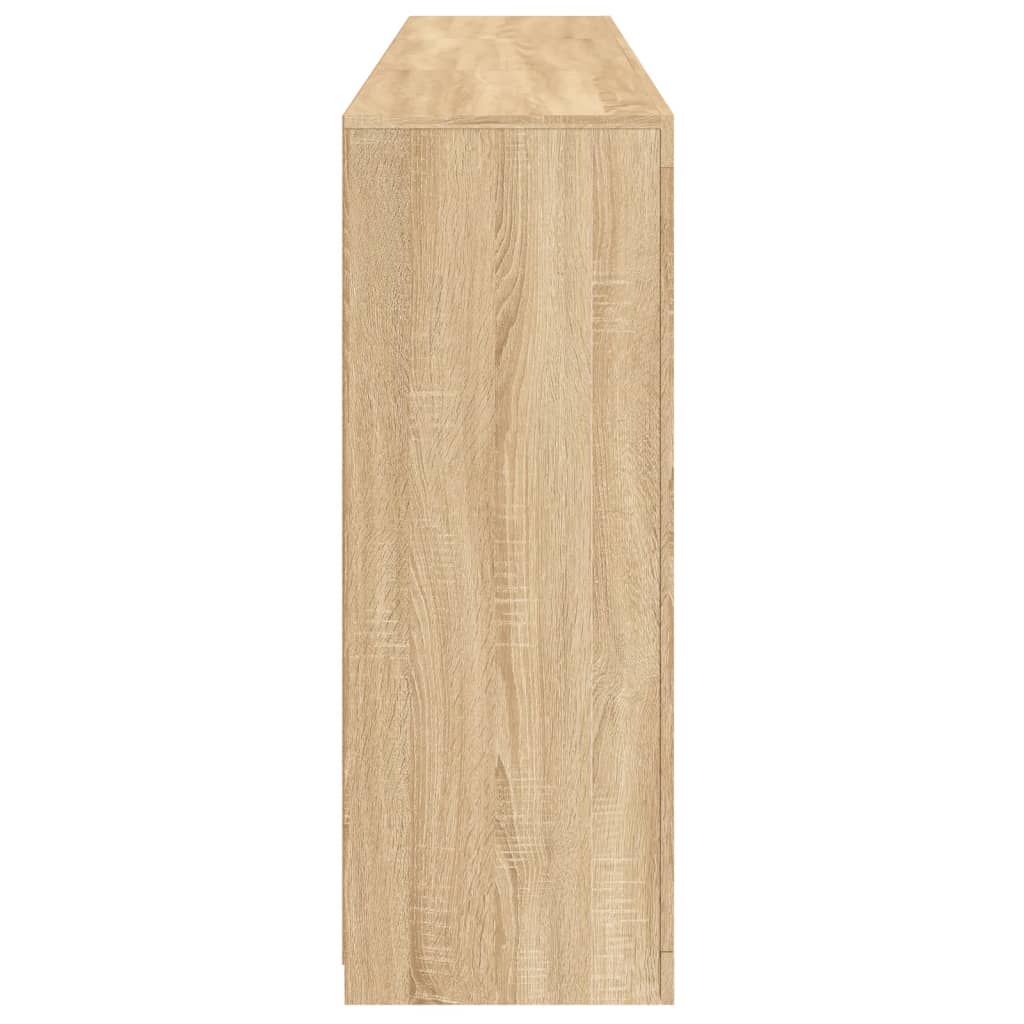 vidaXL Szafka z oświetleniem LED, dąb sonoma, 181,5x37x100 cm