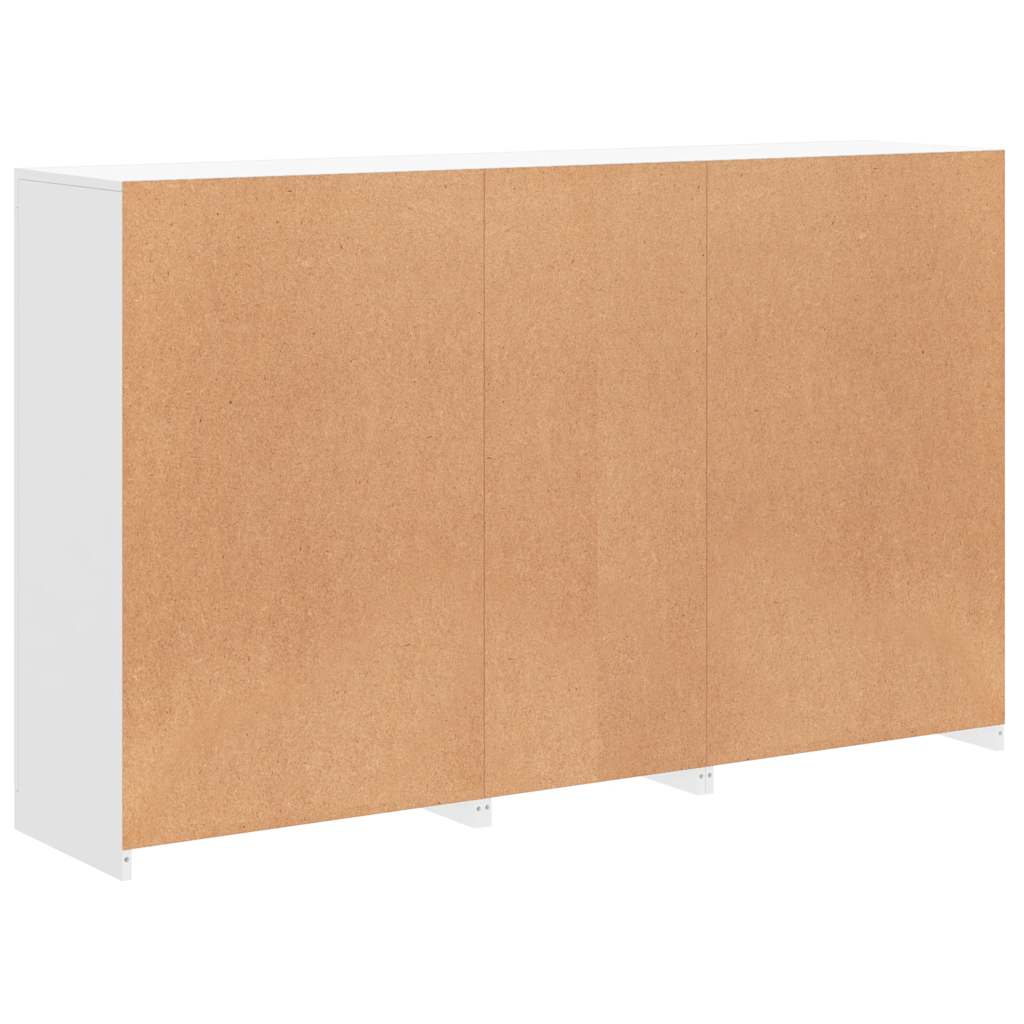 vidaXL Szafka z oświetleniem LED, biała, 162x37x100 cm
