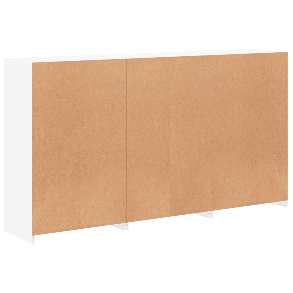 vidaXL Szafka z oświetleniem LED, biała, 181,5x37x100 cm