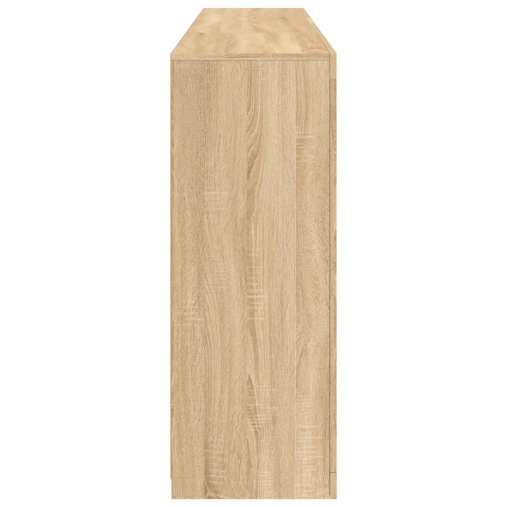 vidaXL Szafka z oświetleniem LED, dąb sonoma, 181,5x37x100 cm
