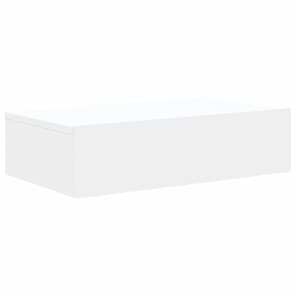 vidaXL Szafka telewizyjna z LED, biała, 60x35x15,5 cm