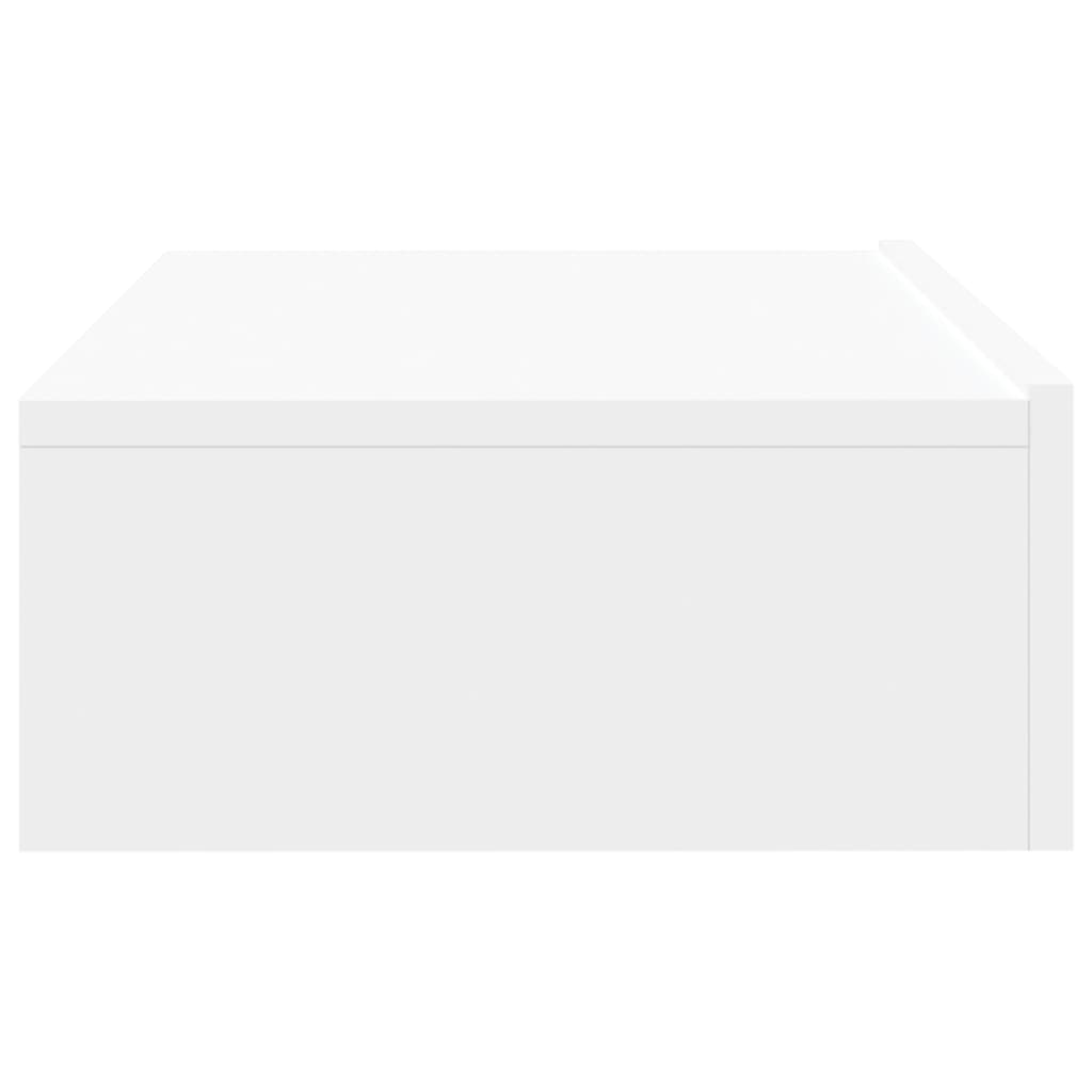 vidaXL Szafka telewizyjna z LED, biała, 60x35x15,5 cm