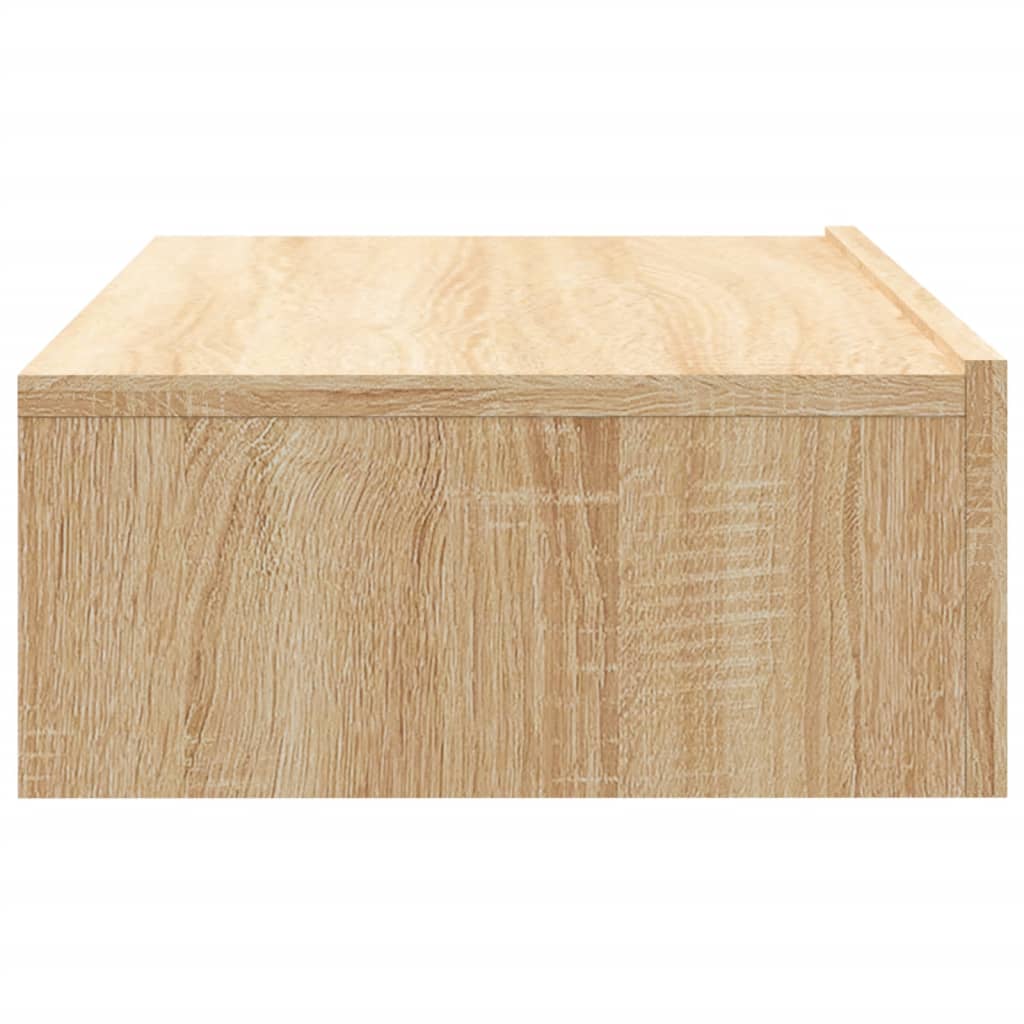 vidaXL Szafka telewizyjna z LED, dąb sonoma, 60x35x15,5 cm