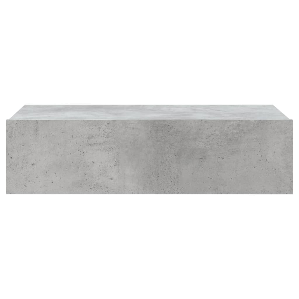 vidaXL Szafka telewizyjna z LED, szarość betonu, 60x35x15,5 cm