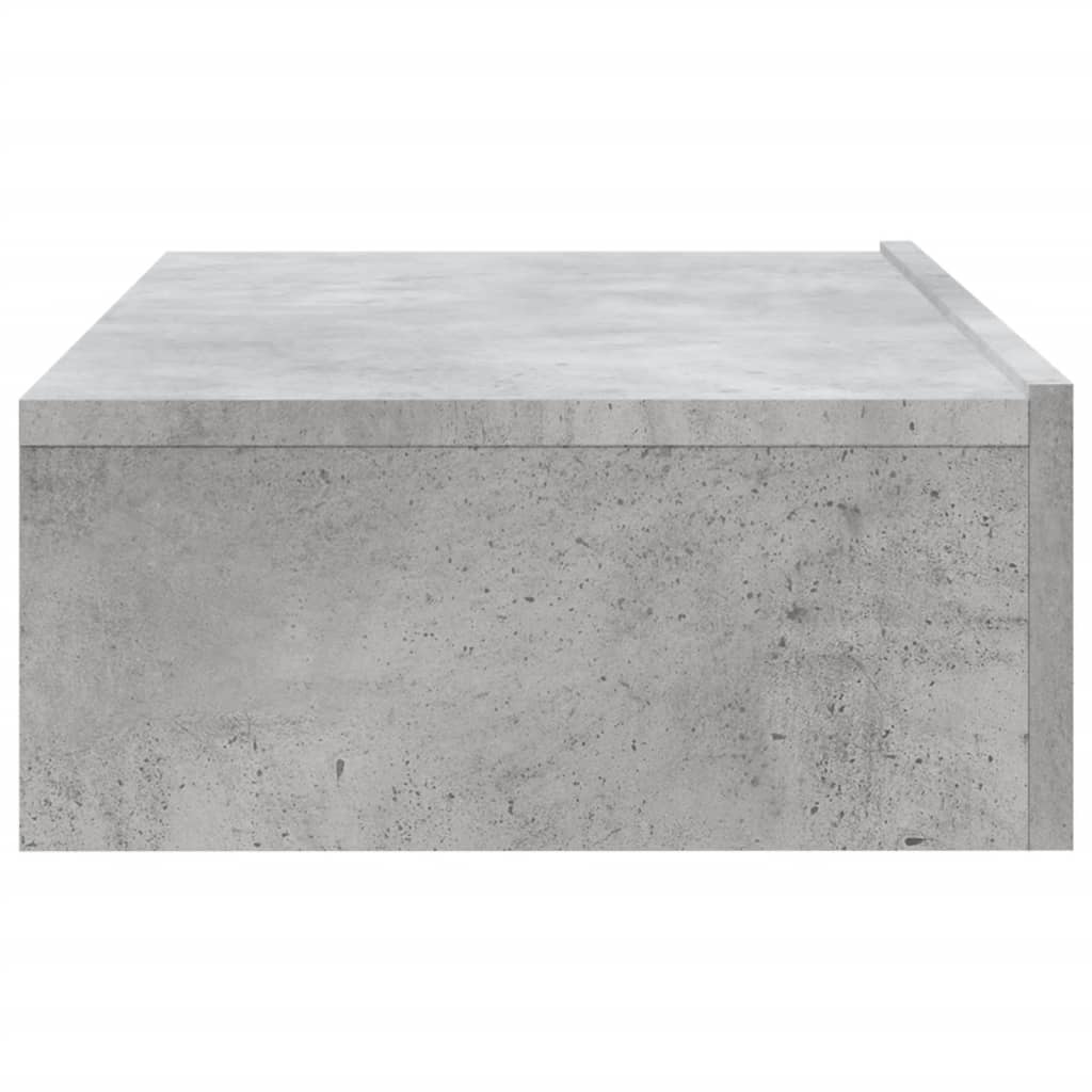 vidaXL Szafka telewizyjna z LED, szarość betonu, 60x35x15,5 cm