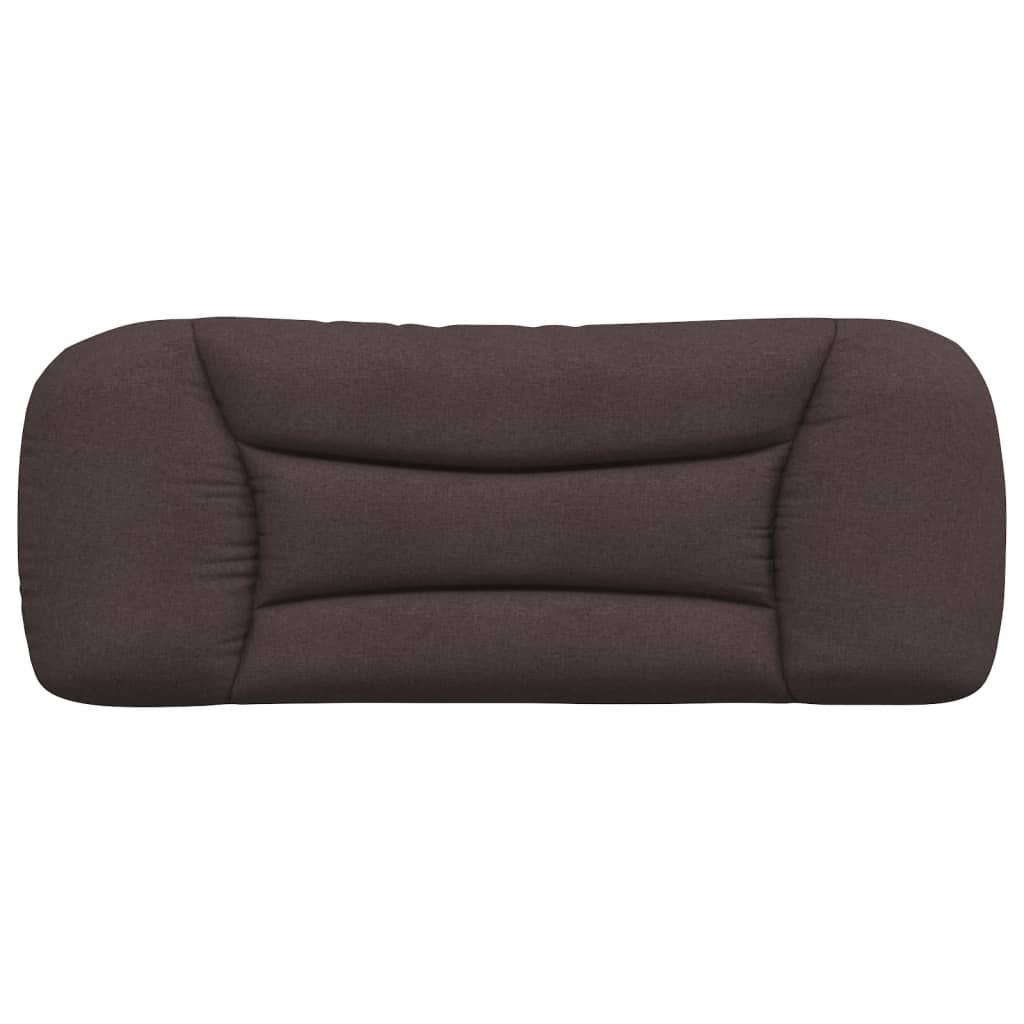 vidaXL Poduszka na wezgłowie, Hvar, ciemnobrązowa, 100 cm, tkanina